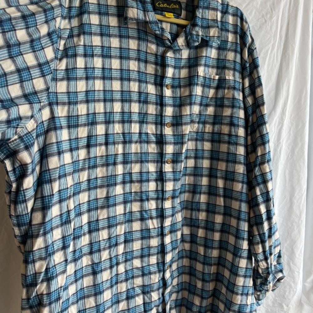 Cabela’s 5XLT cotton flannel shirt
